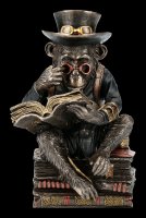 Steampunk Chimpanzee Figurine - The Scholar