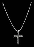 Halskette Totenkopf Kreuz - Cruxinomica