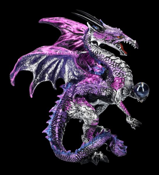Drachen Figur - Purple Dragon Protector