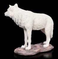 White Spirit Wolf Figurine