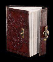 Leather Journal with Lock - Double Dragon