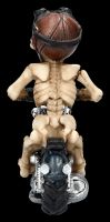 Skeleton Figurine on Motorcycle - Skelecruiser