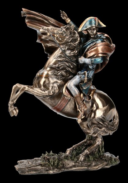 Napoleon Bonaparte Figur mit Pferd