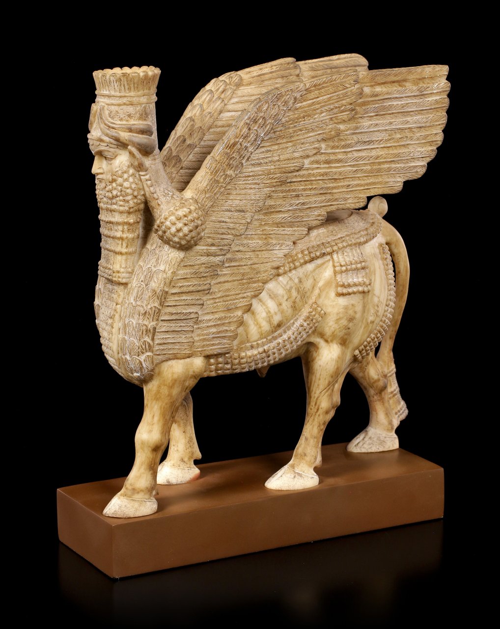 Assyrische Sphinx Figur - Lamassu Schedu