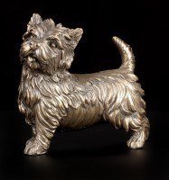 Dog Figure - West Highland Terrier bronzed