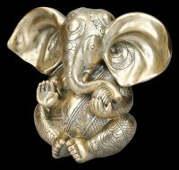 Gartenfigur - Ganesha gold