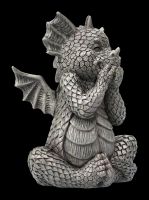 Garden Figurine - Dragon Laughs up his Sleeve small