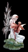 Elfen Figur Tagaria mit rotem Drachen