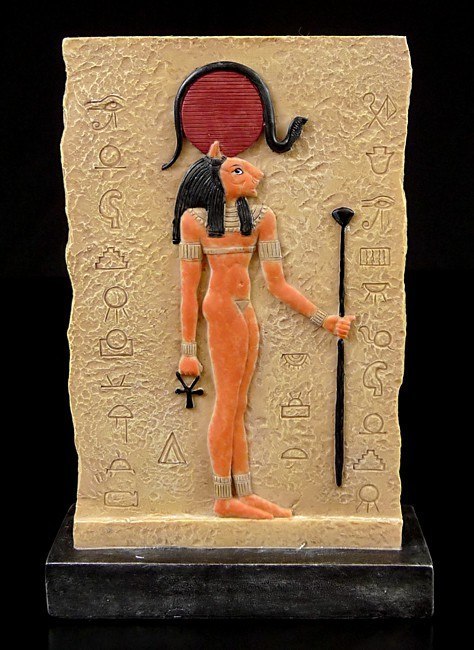 Egyptian Plaque Stand Sekhmet