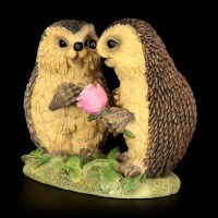 Funny Hedgehog Figurine - Rose Cavalier