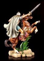 Wikinger Figur - Krieger auf Pferd