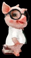 Witzige Schweinefigur im Hemd mit Krawatte - Preston