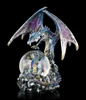 Dragon Figure with Snowglobe - Azul Oracle