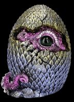 Dragon Figurine in an Egg - Hidden Hatchling