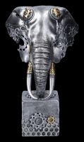 Steampunk Figure - Silver Coloured Elephant