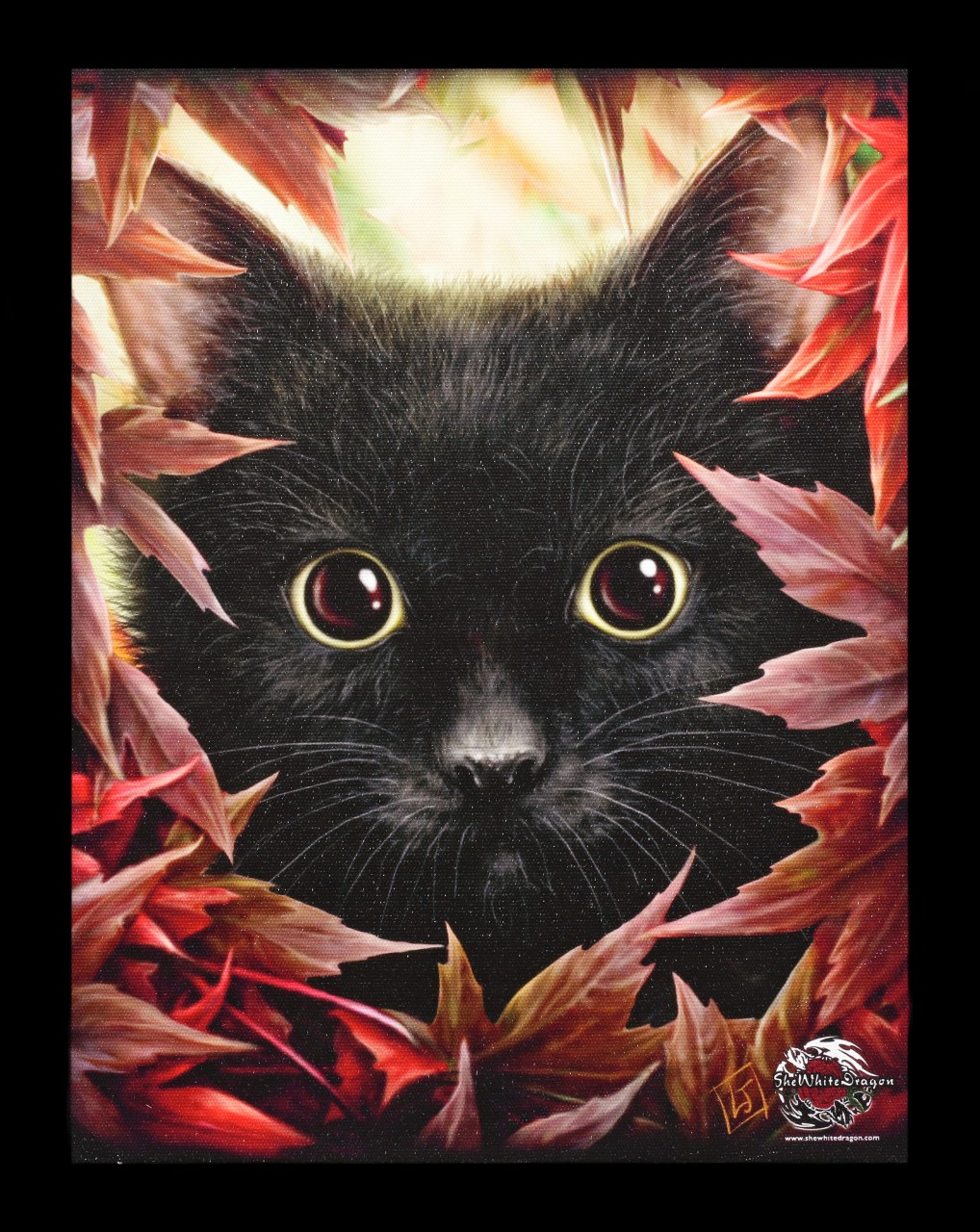 Small Canvas - Autumn Cat