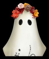 Geisterfigur Boo-Who - Florence mit Blumen