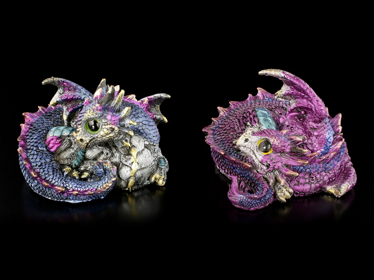 Dragon Figurines - Hatchlings Mischief - Set of 2