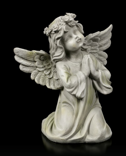 Angel Garden Figurine - Girl looks to Heaven