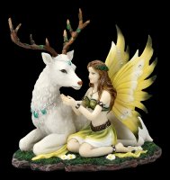 Fairy Figurine with Stag - Adoration