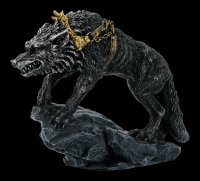 Germanic Fenris Wolf Figurine in Chains