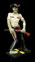 Zombie Figur - Sheriff mit Gewehr
