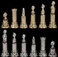 Chess Pieces Roman Busts - Metal large