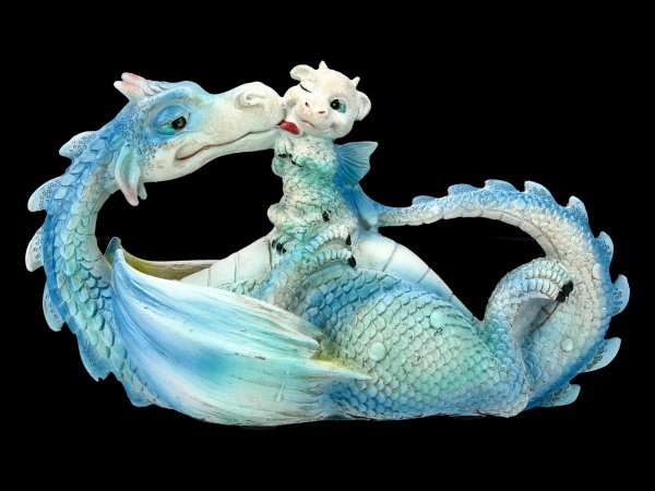 Dragon Figurine - Sweetest Moment - blue
