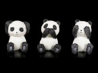 Panda Figurines - No Evil