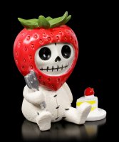 Furry Bones Figurine - Strawberry