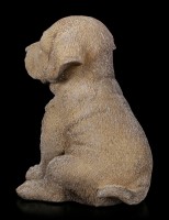 Dog Figurine - Choco Labrador Puppy