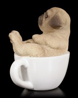 Dog in Cup mini - Pug Puppy