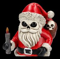 Skelett Weihnachtsmann Figur - Noel