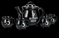 Tee Set - Witches Brew mit Kanne und 4 Tassen
