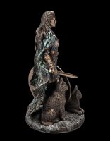 Freya Figur - Germanische Göttin als Schildmaid