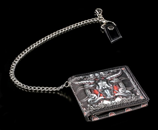 Wallet with Chain - Baphomet