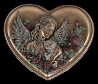 Katzenurne Herz mit Engel - Forever in Our Hearts