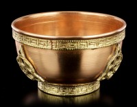 Ritual Copper Bowl with Triquetra small