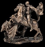 Heiliger Georg Figur - Drachentöter mit Pferd