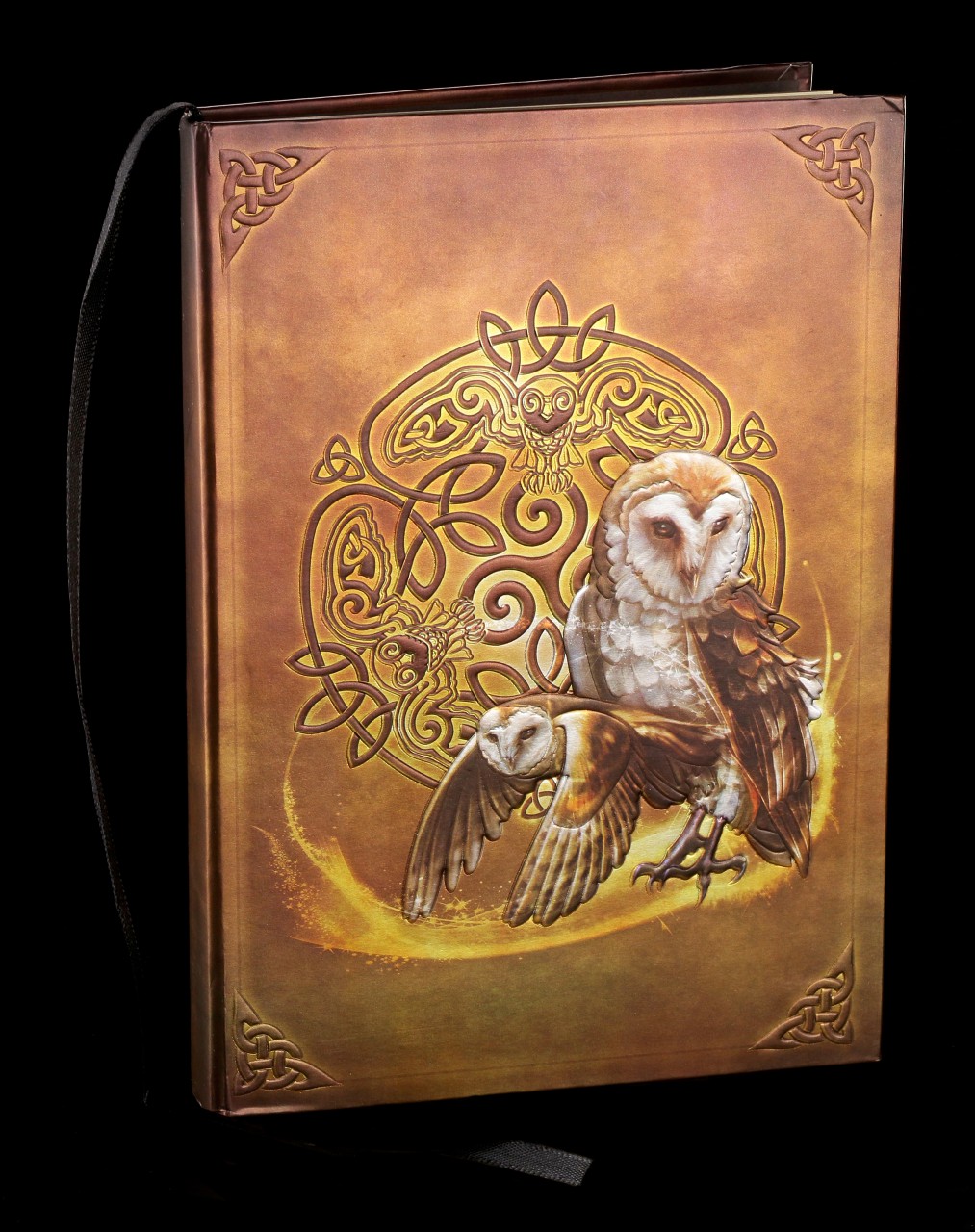 Notizbuch mit Eule - Celtic Owl