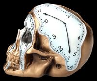 Skull with Clocks - Time Goes By