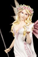 Fairy Figurine - Isahia with a white Pigeon