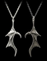Alchemy Gothic Necklace - Darkling Heart