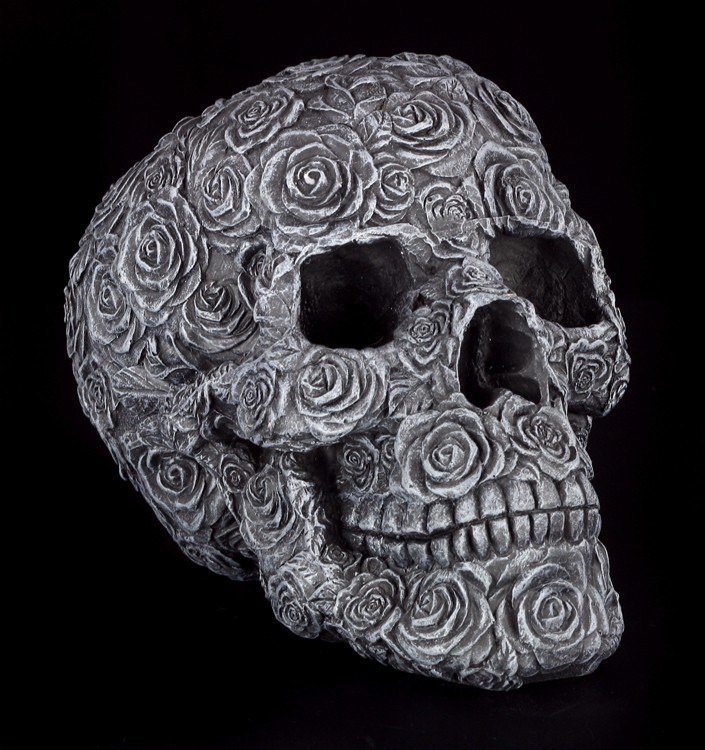 Skull - Black Rose Death