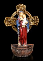 Holy Water Font - Madonna with Jesus Child
