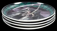 Teller 4er Set - Dance with Death by Anne Stokes