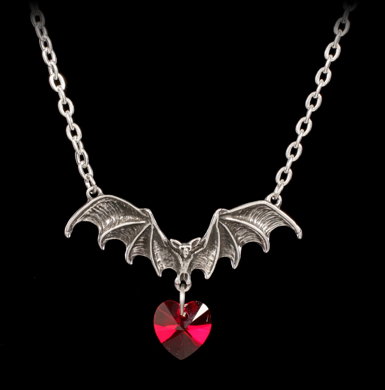 Alchemy Gothic Necklace - Vampire Loveheart