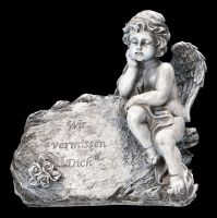 Graveyard Angel Figure gray - We Miss You