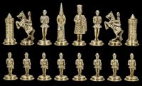Schachfiguren Camelot - Metall mittelgroß