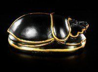 Scarab Figurine - black-gold
